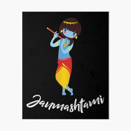 Lord Krishna Vector Illustration Happy Janmashtami Annual Hindu Festival  Greetings Line Art Portrait Stock Illustration - Download Image Now - iStock