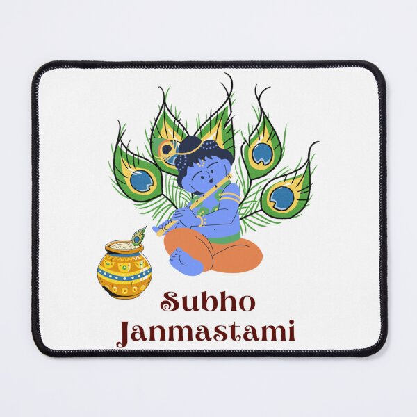 Item preview, Krishna Janmashtami  Subho Janmashtami   designed and sold by RasikaDesignse.