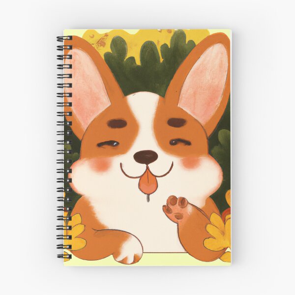 Artikelvorschau, Herbst-Corgi entworfen und verkauft von Corgitude Stickers.