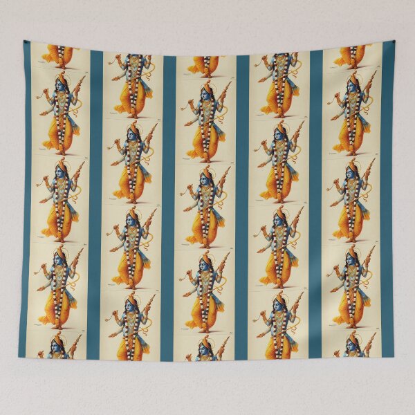 Item preview, Krishna Janmashtami in baptiste monge style   designed and sold by RasikaDesignse.