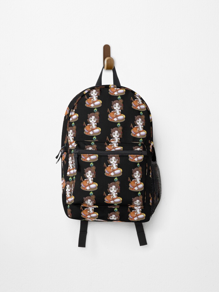 Thumbnail 1 of 3, Backpack, Krishna Natkhat Kanha designed and sold by RasikaDesignse.