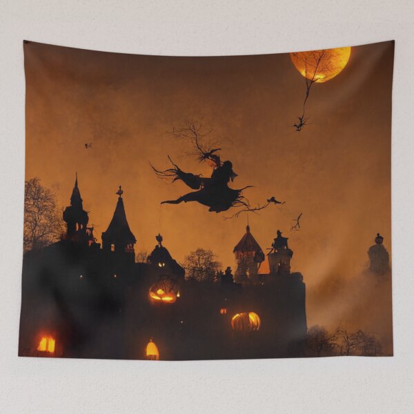 Item preview, Halloween night Scary witch Castle  designed and sold by Tekumart.