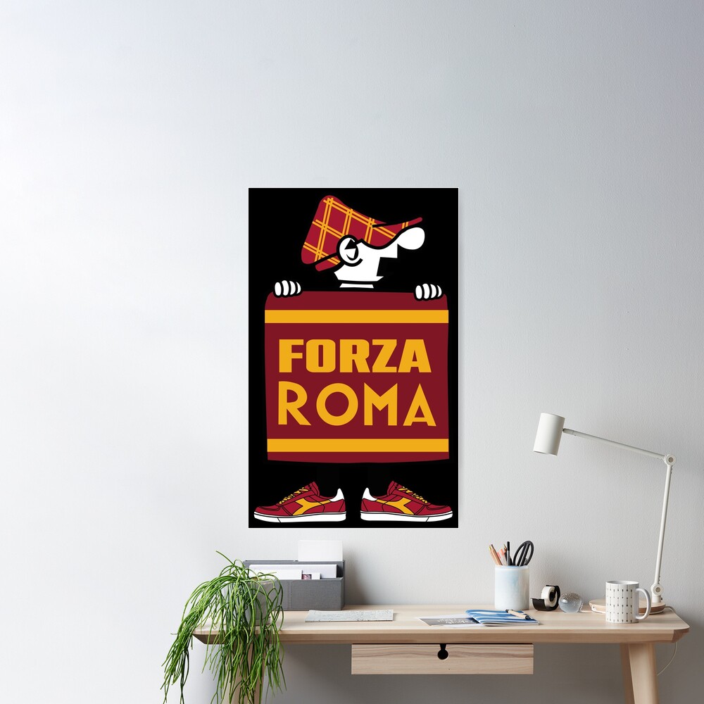 forza roma Poster by lounesartdessin
