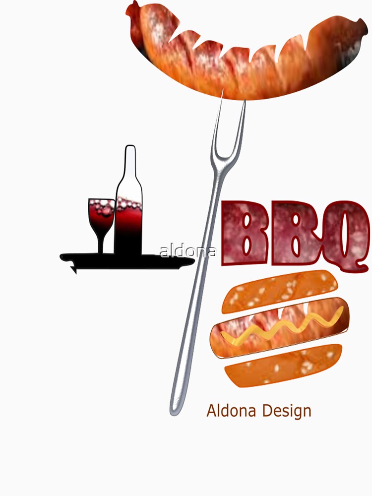 Thumbnail 3 von 3, Baseballshirt mit 3/4-Arm, Soifits eine Grillparty dann T-Shirts tragen designt und verkauft von aldona.