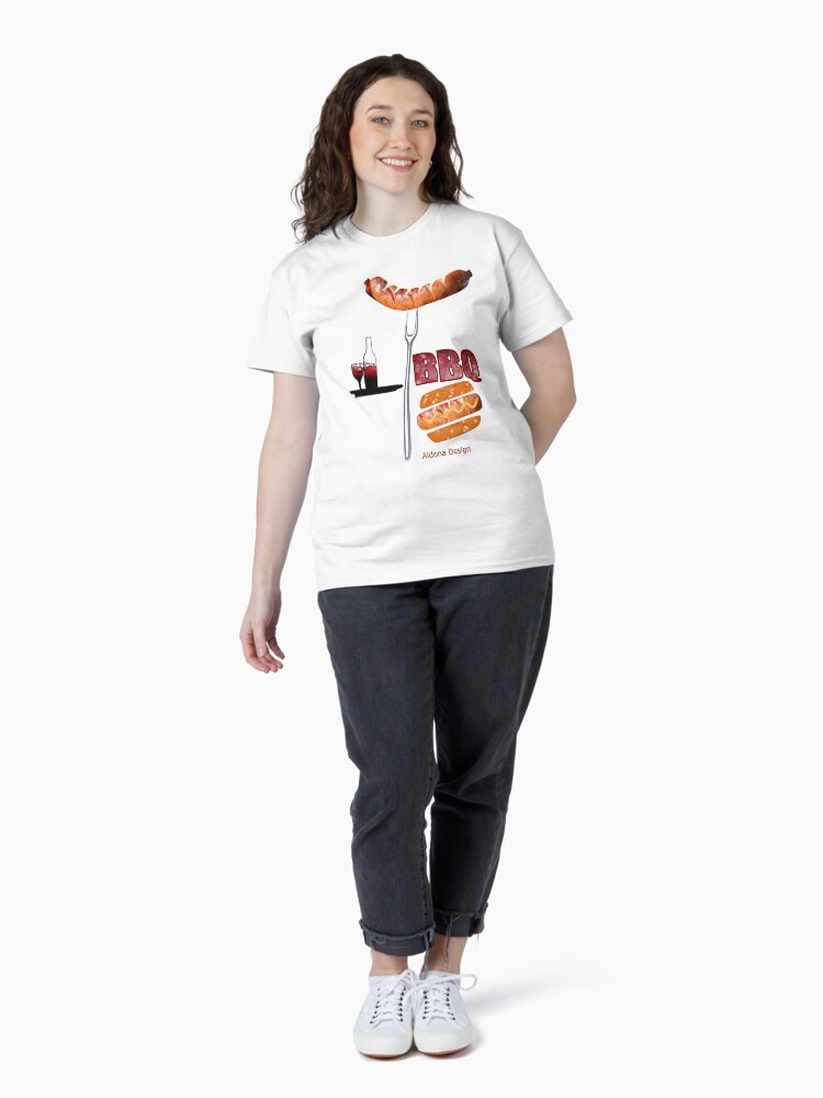 Thumbnail 4 von 7, Classic T-Shirt, Soifits eine Grillparty dann T-Shirts tragen designt und verkauft von aldona.
