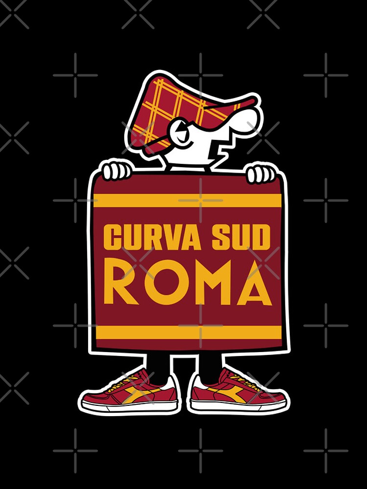 Curva south roma Sticker by lounesartdessin