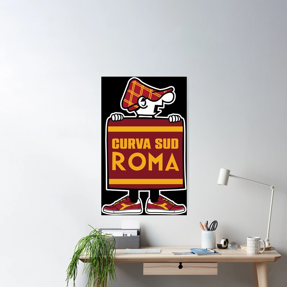 Curva south roma Sticker by lounesartdessin