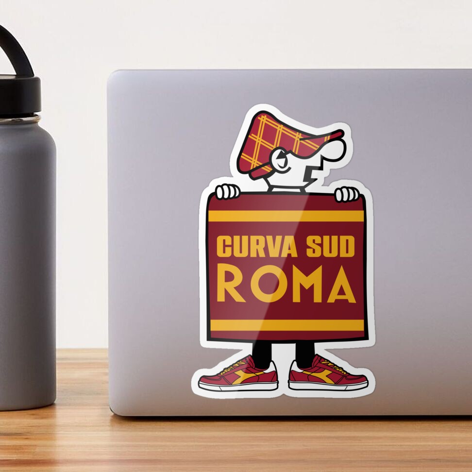 Curva south roma Sticker by lounesartdessin