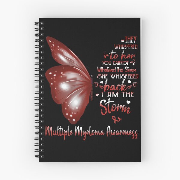 Item preview, She Whispered Back I Am The Storm Multiple Myeloma Awareness Butterfly designed and sold by frechettee.