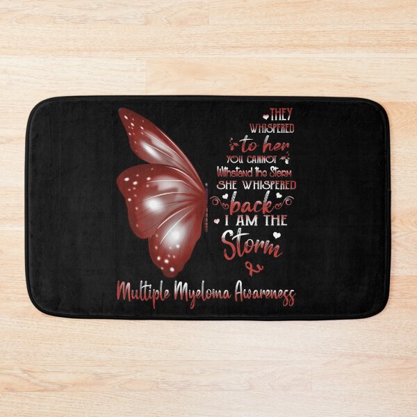 Item preview, She Whispered Back I Am The Storm Multiple Myeloma Awareness Butterfly designed and sold by frechettee.