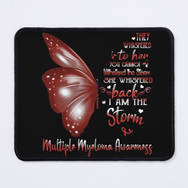 Item preview, She Whispered Back I Am The Storm Multiple Myeloma Awareness Butterfly designed and sold by frechettee.