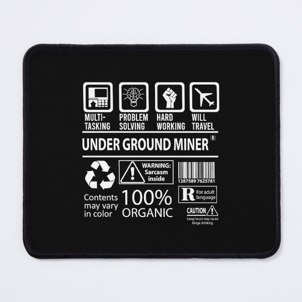 Item preview, Under Ground Miner T Shirt - Multitasking Job Gift Item Tee designed and sold by alishabvrstella.