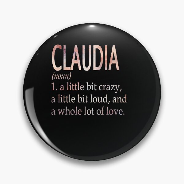 Artikelvorschau, Claudia Mädchennamen Definition entworfen und verkauft von Reggiewaz.