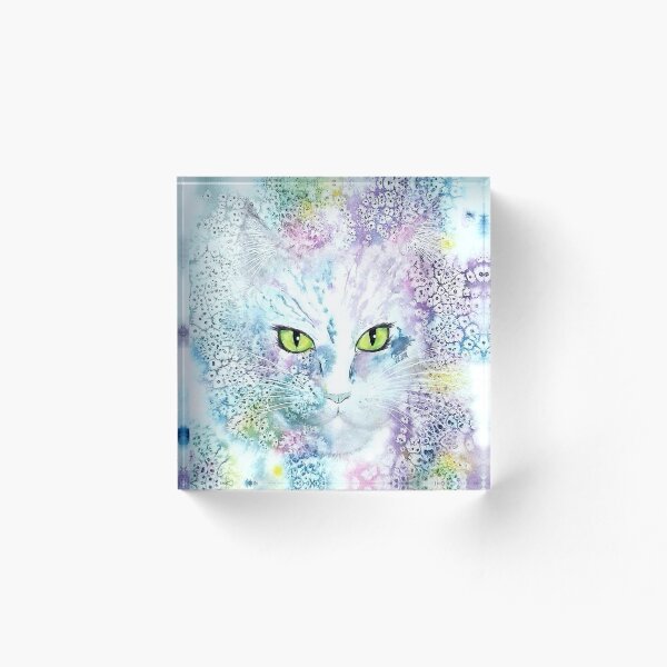 Aperçu de l'œuvre Chat arc-en-ciel créée et vendue par KeyStuber.