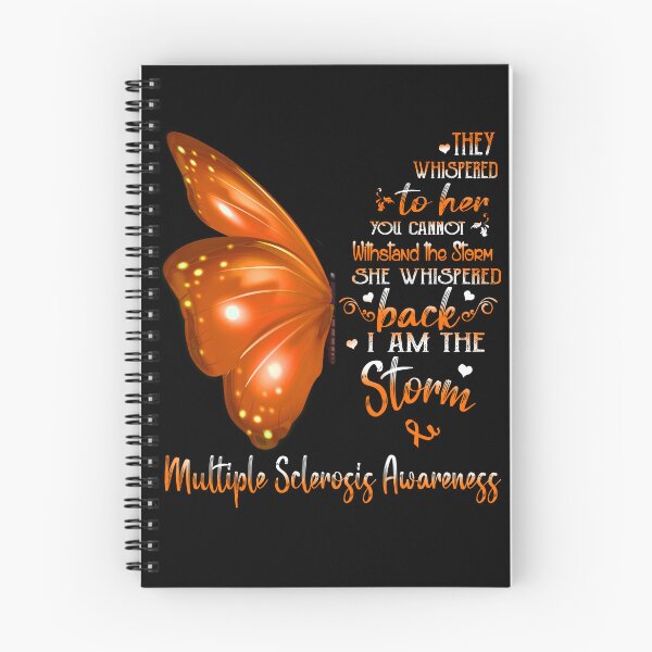 Item preview, She Whispered Back I Am The Storm Multiple Sclerosis Awareness Butterfly designed and sold by frechettee.