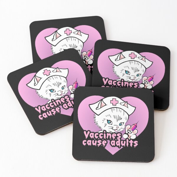 Item preview, Vaccines Cause Adults - Kitty designed and sold by ReverendMothman.