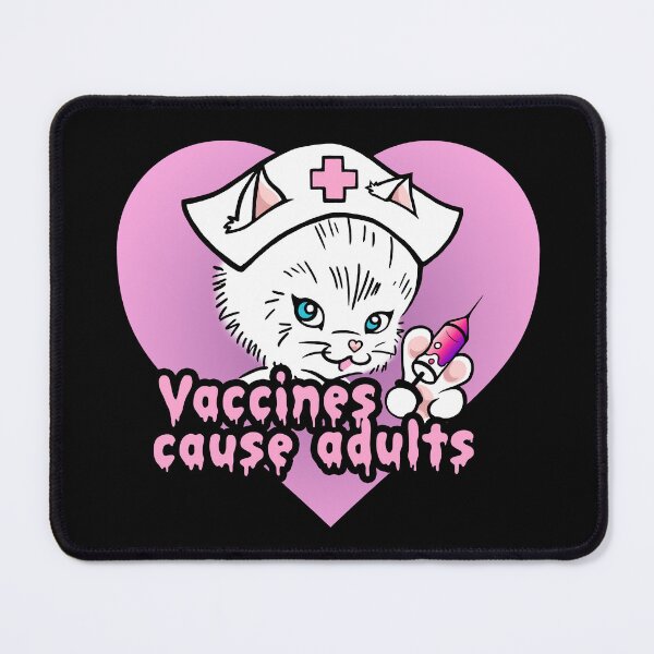 Item preview, Vaccines Cause Adults - Kitty designed and sold by ReverendMothman.