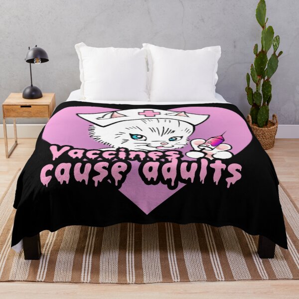 Item preview, Vaccines Cause Adults - Kitty designed and sold by ReverendMothman.