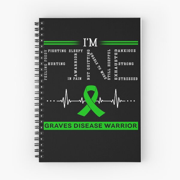 Item preview, I'm Fine Graves Disease Warrior Support Graves Disease Awareness Gifts designed and sold by rechardtee.