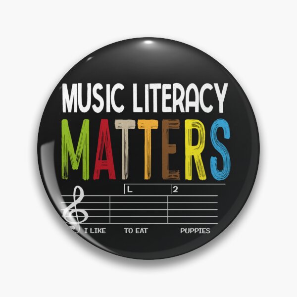 Item preview, Music Literacy Matters I Like To Eat Puppies Retro Vintage Classic T-Shirt designed and sold by EvelyneHeuer.