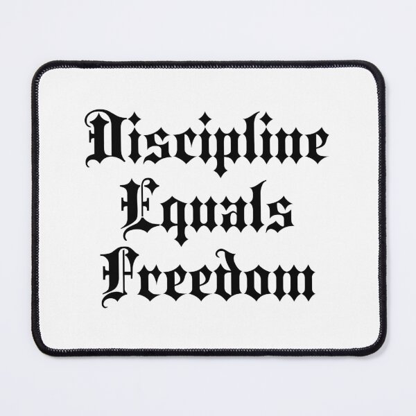 Item preview, Discipline Equals Freedom designed and sold by JourneyCreative.