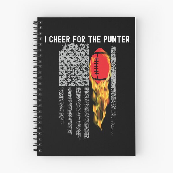 Item preview, I Cheer For The Punter Fire Football Flag USA Graphic designed and sold by Locjeb.