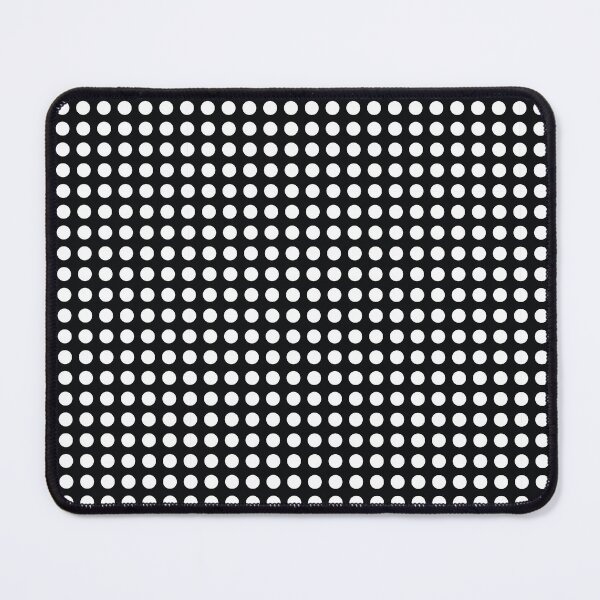 Item preview, Black and White Lined Medium Polka Dots  designed and sold by SqueakyRicardo.