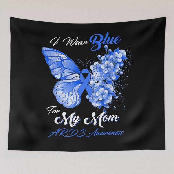 Item preview, I Wear Blue For My Mom ARDS Awareness Butterfly Ribbon Gifts designed and sold by Adropine.