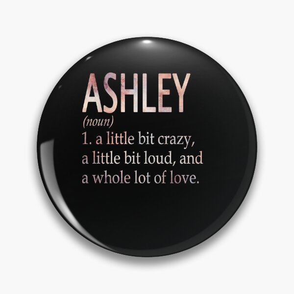 Artikelvorschau, Definition des Mädchennamens Ashley entworfen und verkauft von Alexmdast.