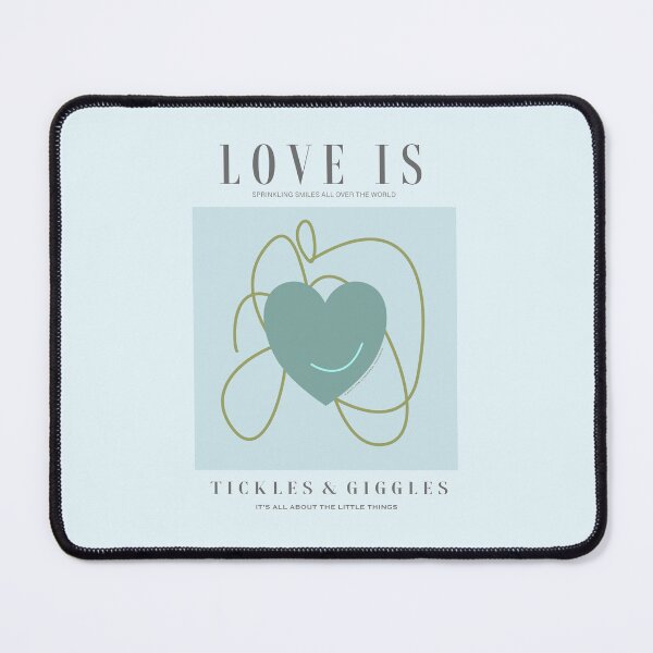 Item preview, Love is tickles and giggles. Sprinkling smiles all over the world. Caroline Laursen original designed and sold by Caroline Laursen.