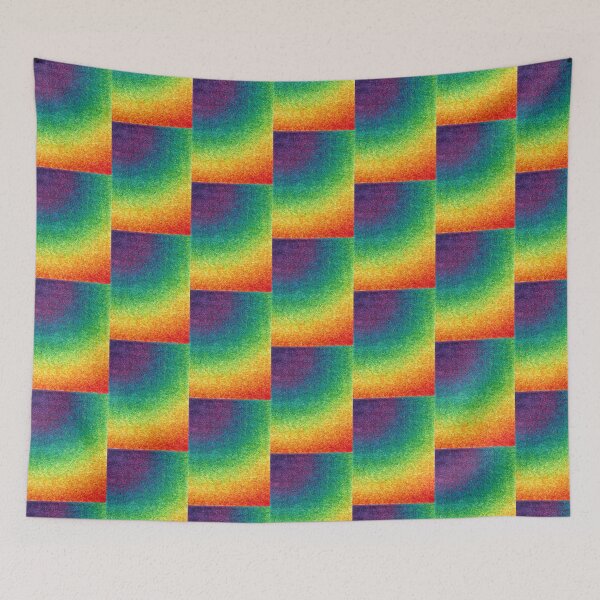 Item preview, Rainbow Shag designed and sold by Pink Pineapple Works.