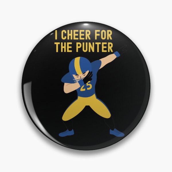 Item preview, I Cheer For The Punter Dabbing Football Player Graphic designed and sold by Locjeb.