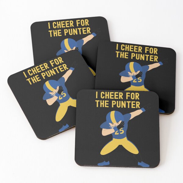 Item preview, I Cheer For The Punter Dabbing Football Player Graphic designed and sold by Locjeb.