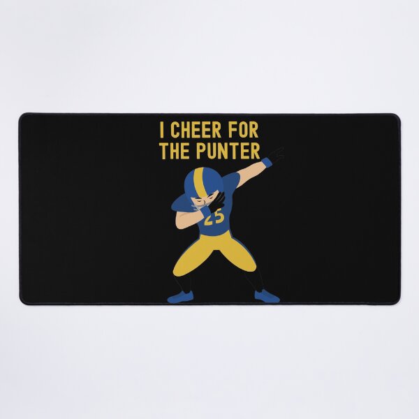 Item preview, I Cheer For The Punter Dabbing Football Player Graphic designed and sold by Locjeb.