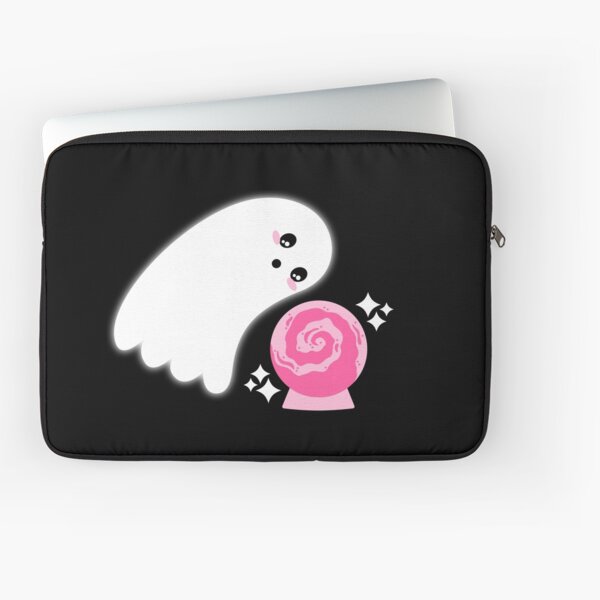 Ghost and Crystal Ball Laptop Sleeve