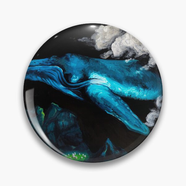 Item preview, Passing Through - Whale Dark Landscape Tartaria Ancient Civilization Hidden History Original Wall Art Handmade Home Decor Painting designed and sold by Tyler Ashe.