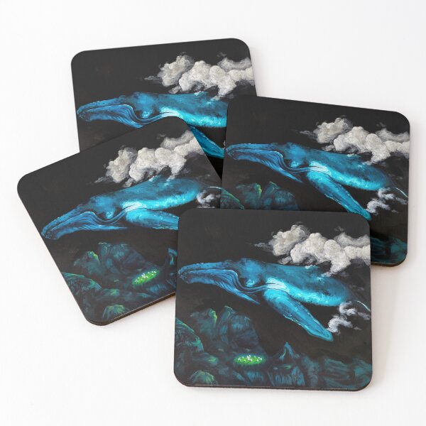 Item preview, Passing Through - Whale Dark Landscape Tartaria Ancient Civilization Hidden History Original Wall Art Handmade Home Decor Painting designed and sold by Tyler Ashe.