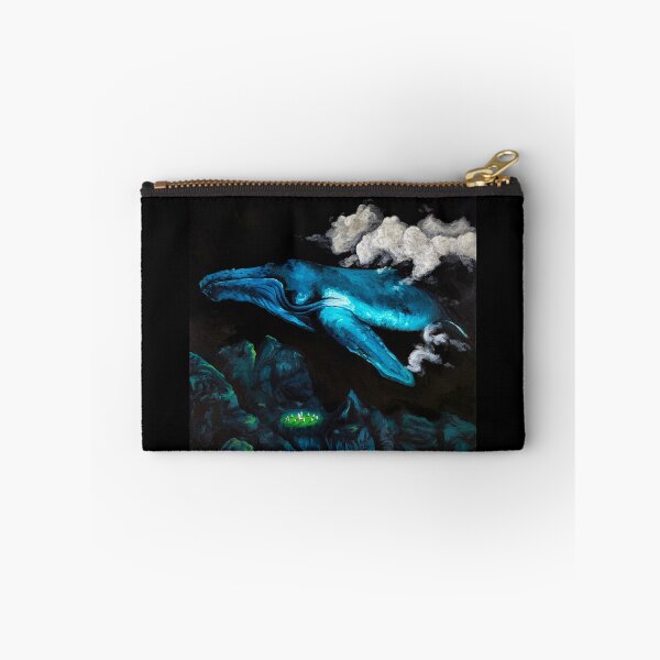 Item preview, Passing Through - Whale Dark Landscape Tartaria Ancient Civilization Hidden History Original Wall Art Handmade Home Decor Painting designed and sold by Tyler Ashe.