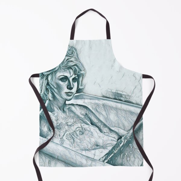 Item preview, Sketch of Woman in Bubble Bath - Bathroom Art designed and sold by Absolute-Garlic.