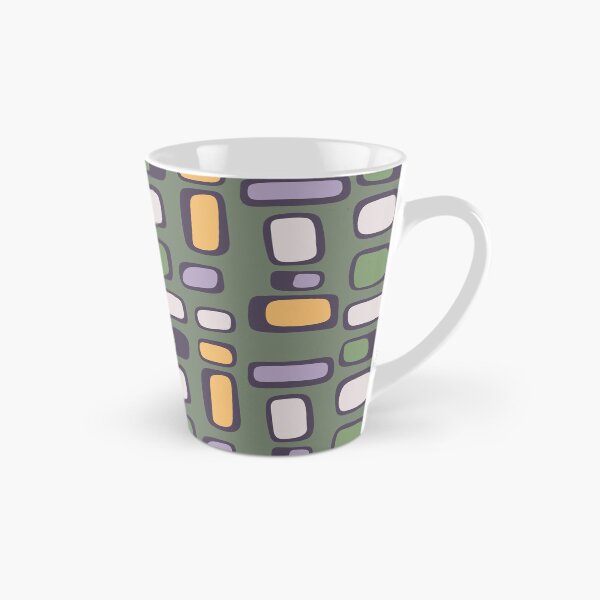 Item preview, Colorful Retro Mid Century Aesthetic Squares Geometric Pattern Green designed and sold by scorpiolane.