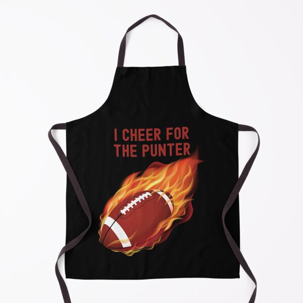 Item preview, I Cheer For The Punter Football On Fire Graphic designed and sold by Locjeb.