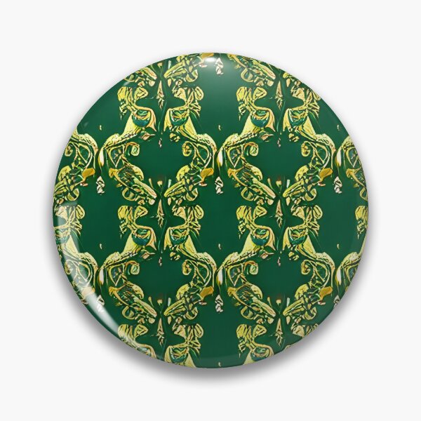Item preview, Green and Gold Wallpaper designed and sold by museumgirl24.