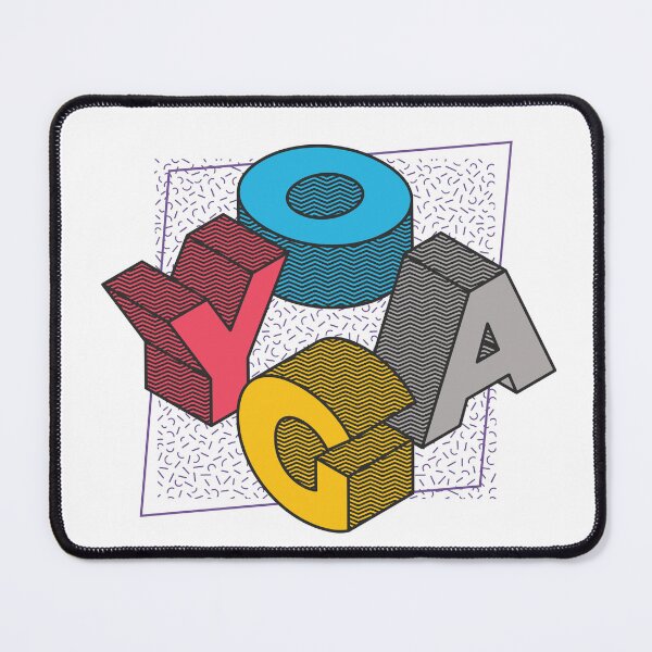 Item preview, Yoga Block Letters  designed and sold by Katherine Winner.