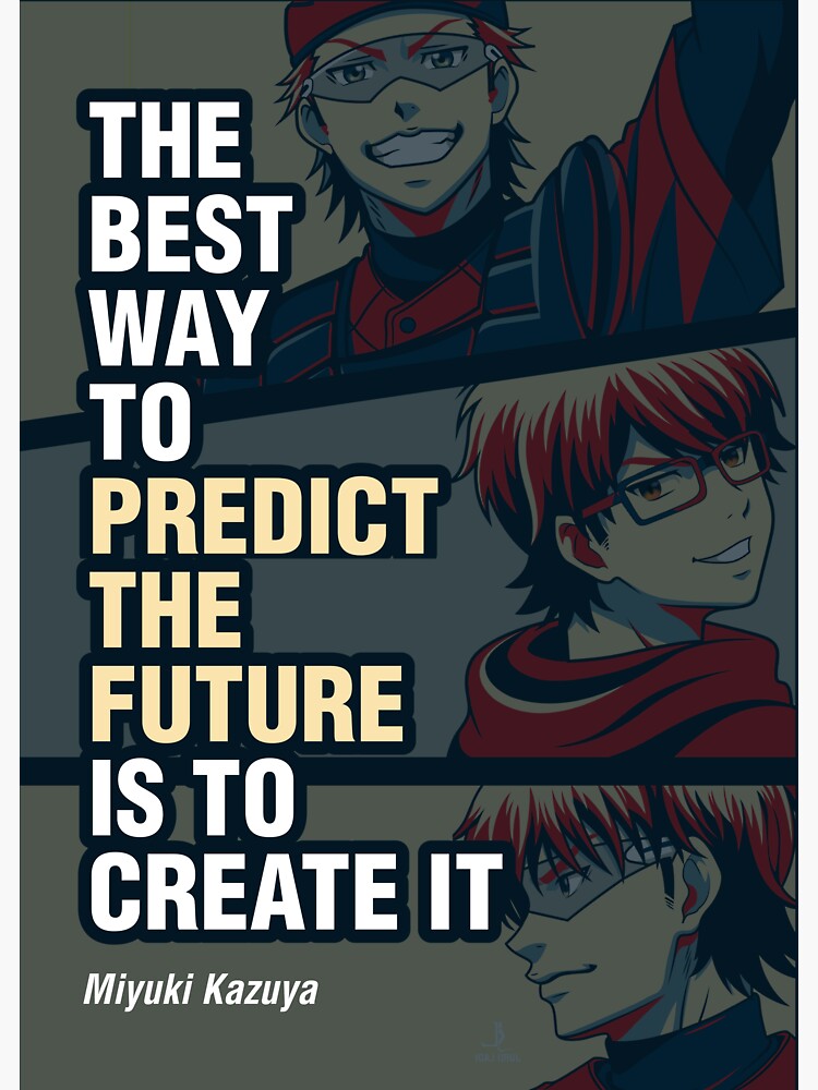 Diamond No Ace Miyuki Kazuya Predict The Future Quotes Sticker For Sale By Hidayahcreative 6450