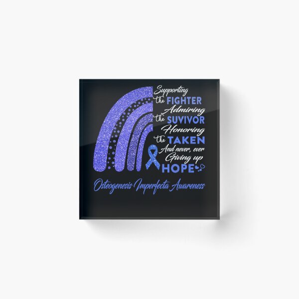 Item preview, Osteogenesis Imperfecta Warrior Supporting Fighter Osteogenesis Imperfecta Awareness designed and sold by Gillosina.