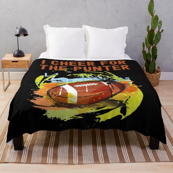 Item preview, I Cheer For The Punter Colorful Football Art Graphic designed and sold by Locjeb.