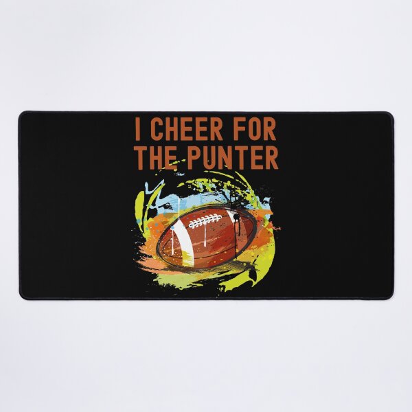 Item preview, I Cheer For The Punter Colorful Football Art Graphic designed and sold by Locjeb.