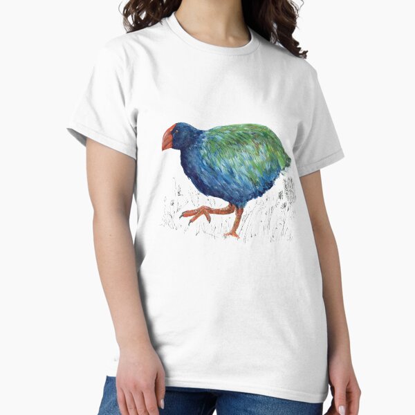 Artikel-Vorschau von Takahe, flugunfähiger Vogel von Neuseeland, designt und verkauft von EmilieGeant.