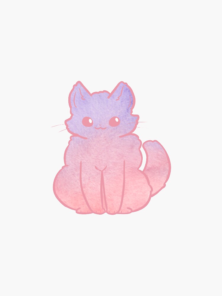 Cotton Candy Cat by windurr  Cute stickers, Cute kawaii drawings, Cute  wallpapers