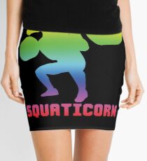 Squaticorn - Bein-Tag Squat-Einhorn Minirock